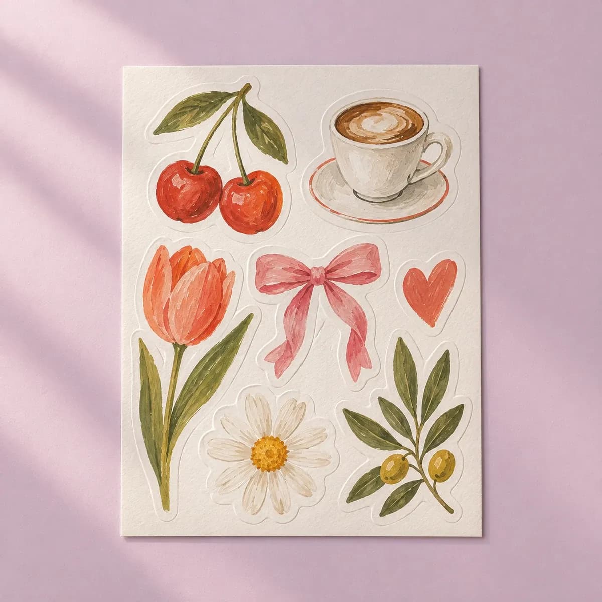 Planche de stickers — visuel illustratif à remplacer par la photo du produit